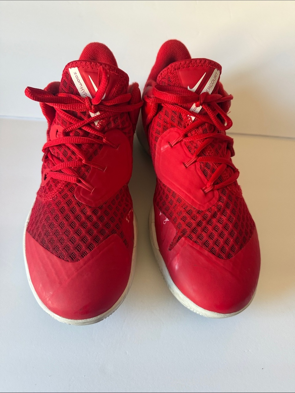 Nike Zoom Hyperspeed Court Athletic Shoes Red & Gray